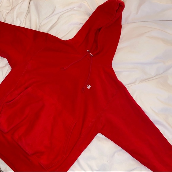 Champion Tops - Red champion hoodie